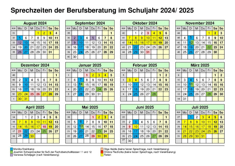 Datei:Sprechzeiten der Berufsberatung 2024 2025.pdf