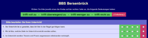 Offene Fragen mit Antwortfeldern